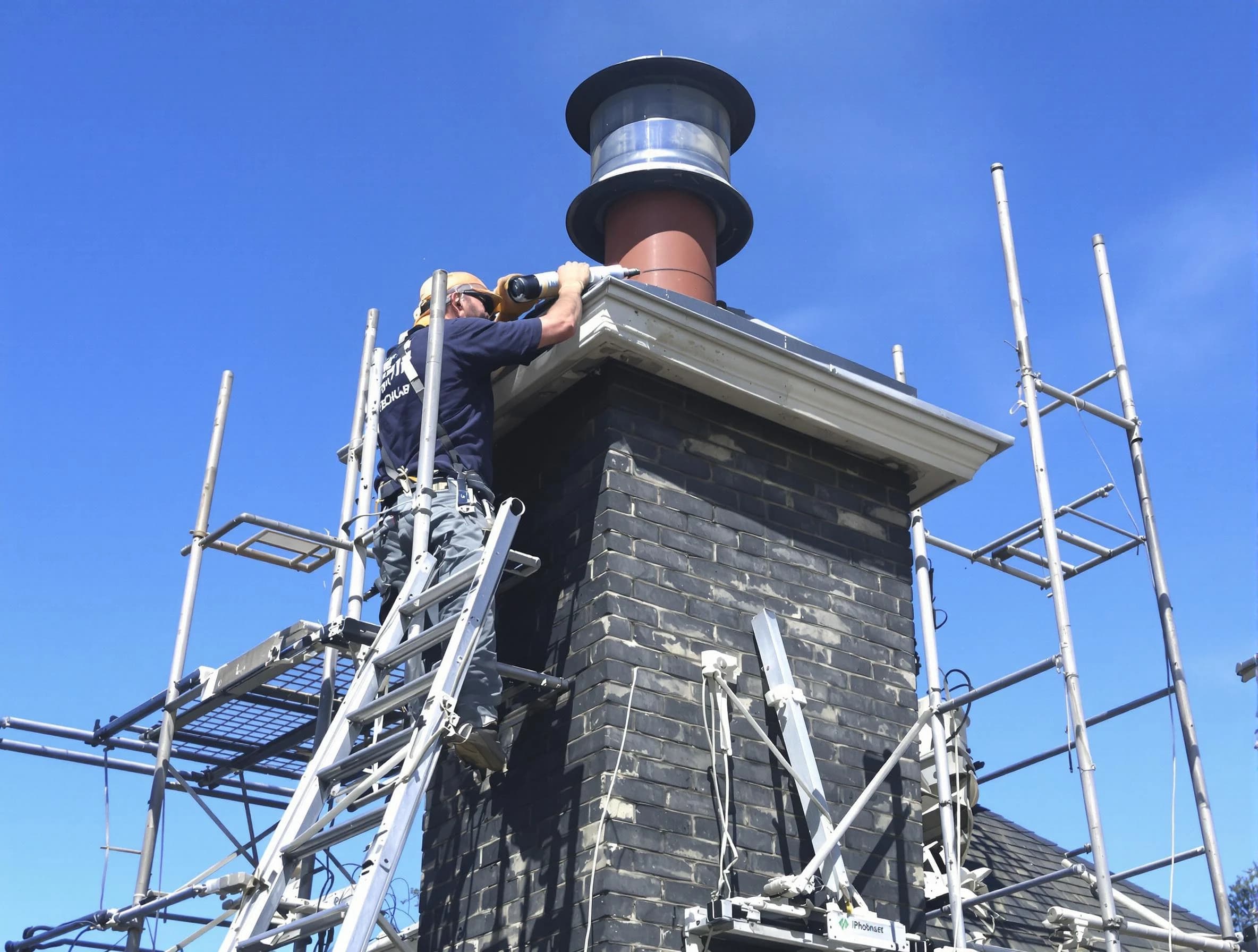 Sturdy chimney crown finished by Montevallo Chimney Sweep in Montevallo, AL