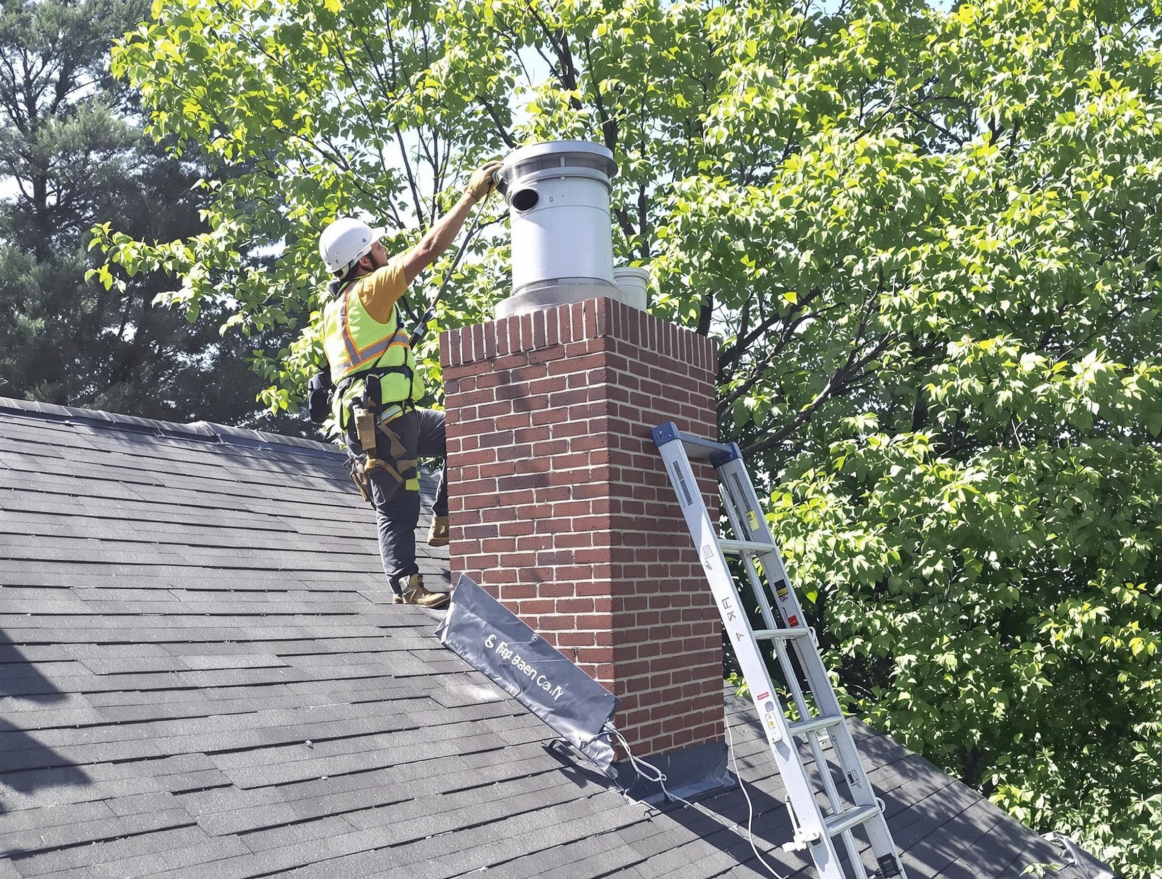 Chimney liner inspection by Montevallo Chimney Sweep in Montevallo, AL
