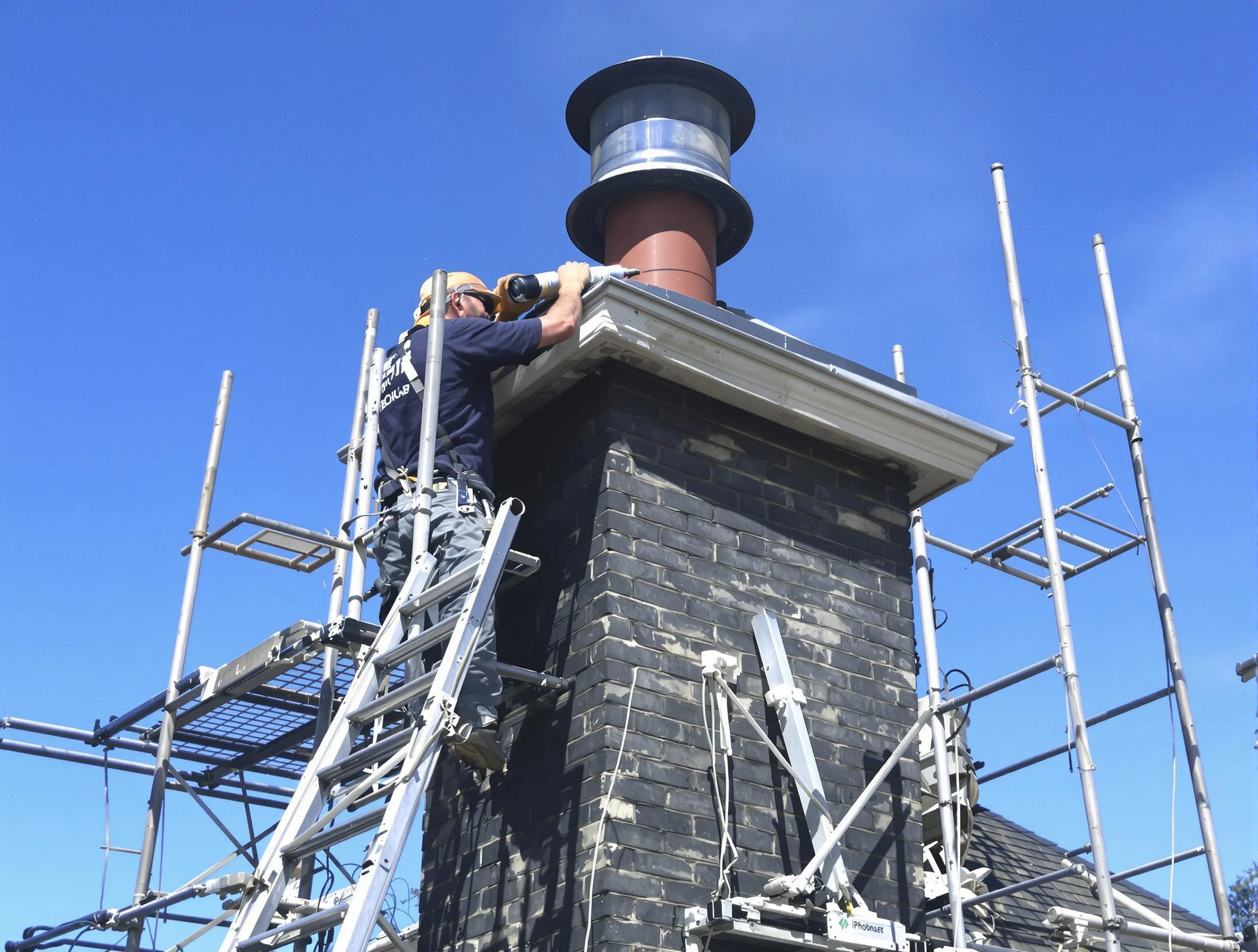 Sturdy chimney crown finished by Montevallo Chimney Sweep in Montevallo, AL