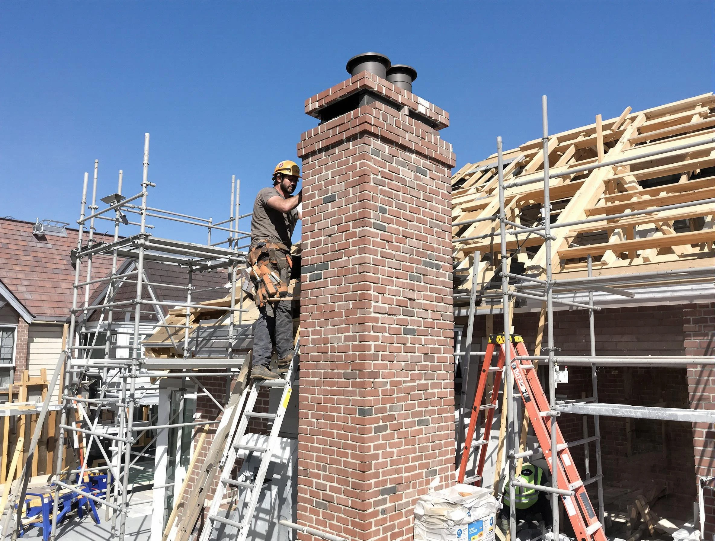 New chimney installation completed by Montevallo Chimney Sweep in Montevallo, AL